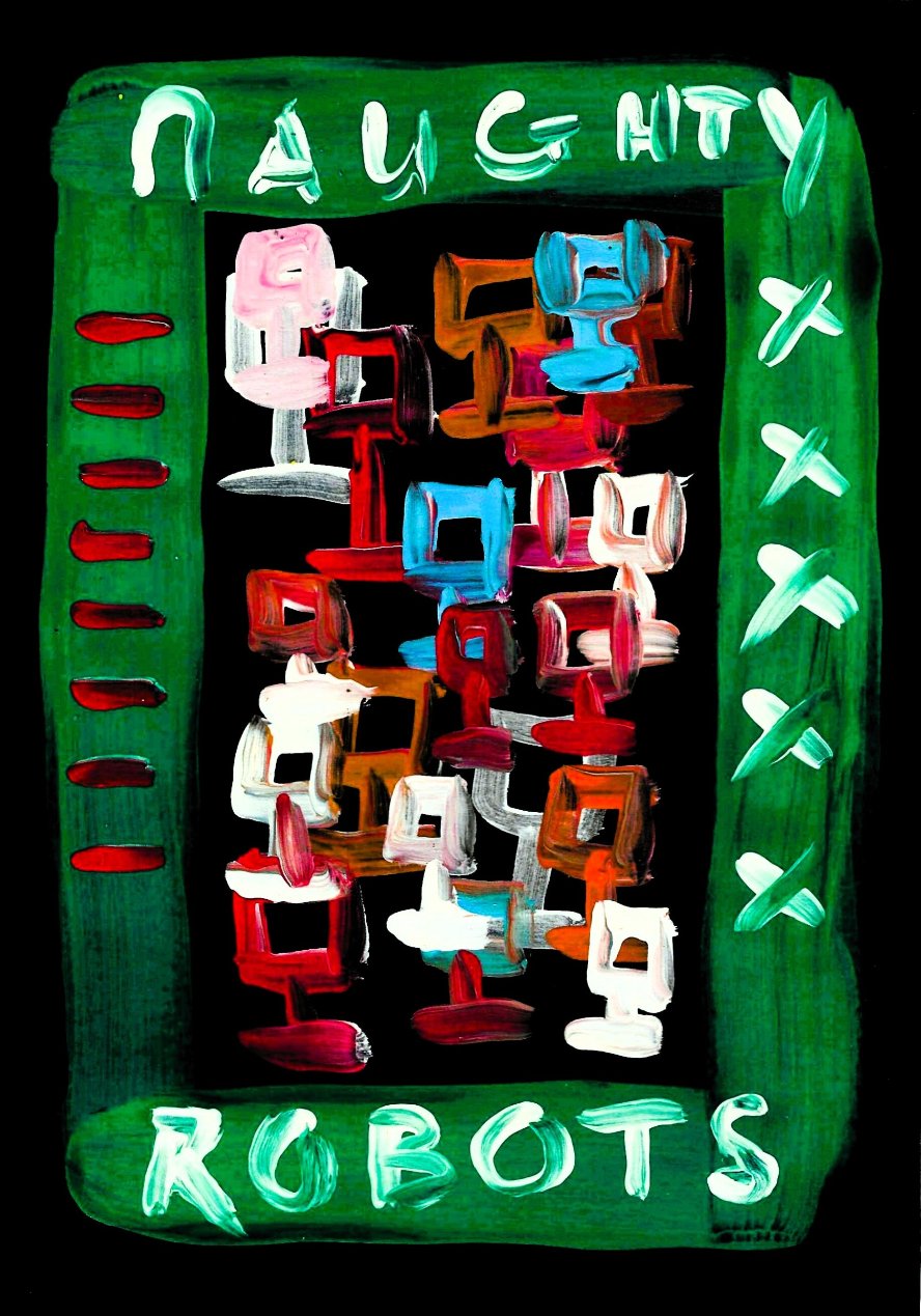 Naughty Robots artwork by Cayden